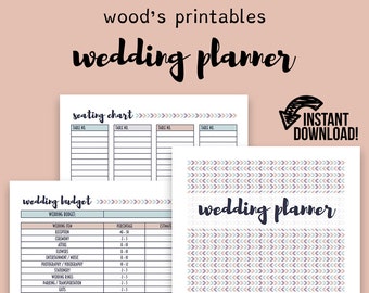 wedding planner wedding binder wedding planner book wedding etsy