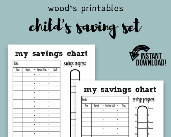 Printable Savings Chart