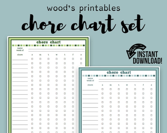 Family Chore Chart Pdf