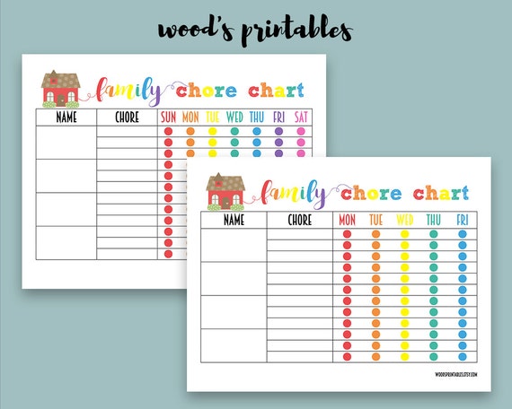 Chore Chart Pdf