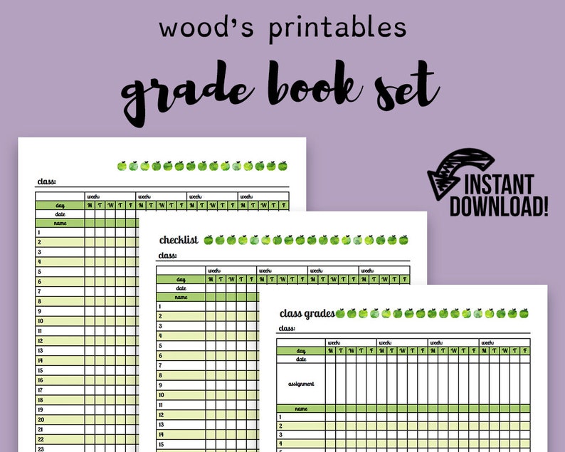 Quality E-book PDF Planner; Education Planner, Trainer Enterprise, Instructor Printable, Quality Log, Quality Guide, Quality Tracker, Coaching Printable photo about Printable Grade Book known as Quality E-book PDF Planner; Schooling Planner, Trainer Company, Instructor Printable, Quality Log, Quality Reserve, Quality Tracker, Schooling Printable