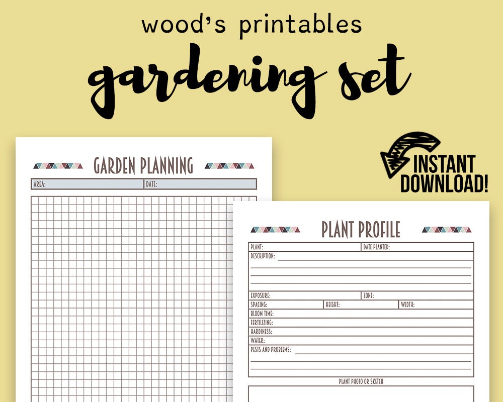 printable garden planner