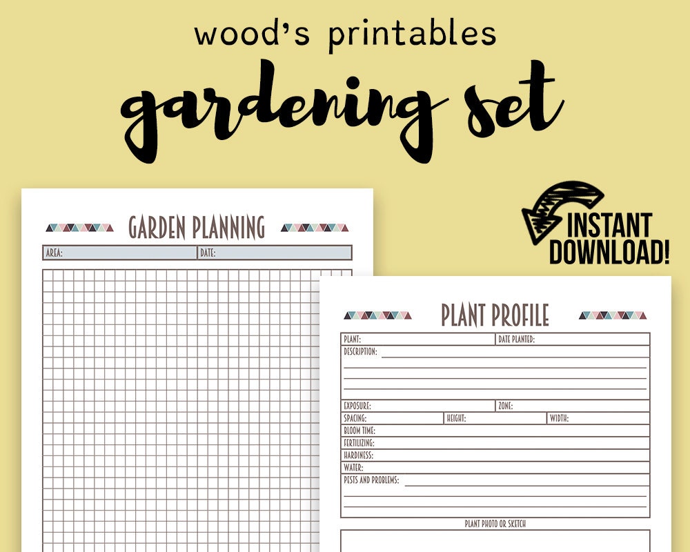 The ultimate printable garden planner subtitlegreen