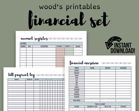 Monetary Planner PDF Printable; Invoice Tracker, Monthly bill Planner, Invoice Organizer, Relatives Finances, Economic Organizer, Property Binder, Price range Log picture about Bill Planner Printable named Economic Planner PDF Printable; Invoice Tracker, Monthly bill Planner, Monthly bill Organizer, Family members Funds, Fiscal Organizer, House Binder, Spending budget Log