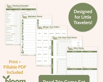 Adventure Awaits: Road Trip Games (Kids Edition) – Printable Travel Activities for Kids