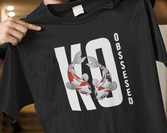 Koi Obsessed, Koi Fish Hoodie, Koi Sweater, Koi Mom Shirt, Koi Fish Apparel, Koi Dad Shirt, Koi Gift, Love Koi Fish