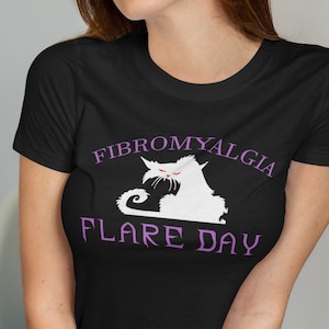 Fibromyalgia T Shirt, Fibro Flare Day Hoodie, Fibromyalgia Awareness, Fibro Pain Shirt, Short-Sleeve Unisex T-Shirt