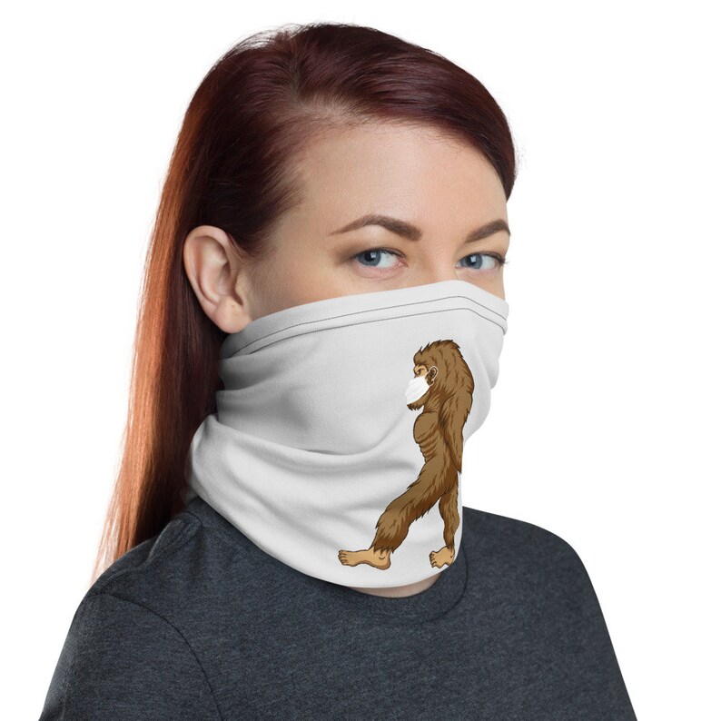 Bigfoot Face Mask Big Foot Face Mask Sasquatch Face Shield | Etsy