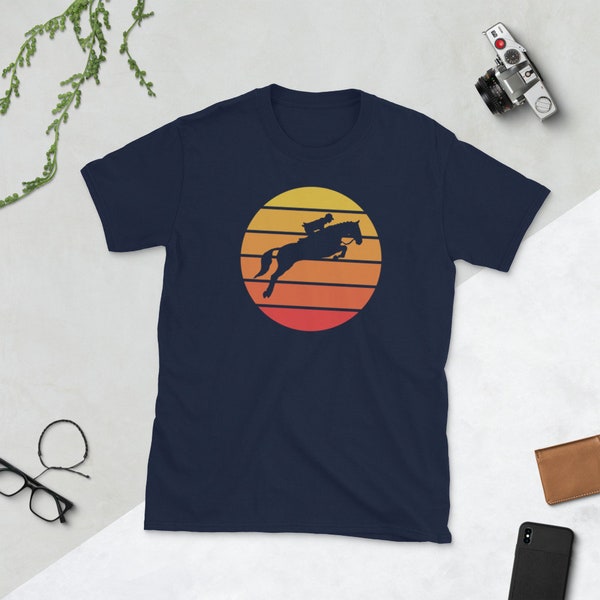 Horse Jumping Shirt, Equestrian Shirt, Show Jumping Shirt, Horse Show Shirt, Show Jumper Short-Sleeve Unisex T-Shirt