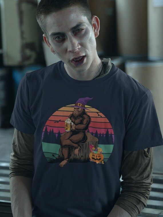 bigfoot halloween shirt