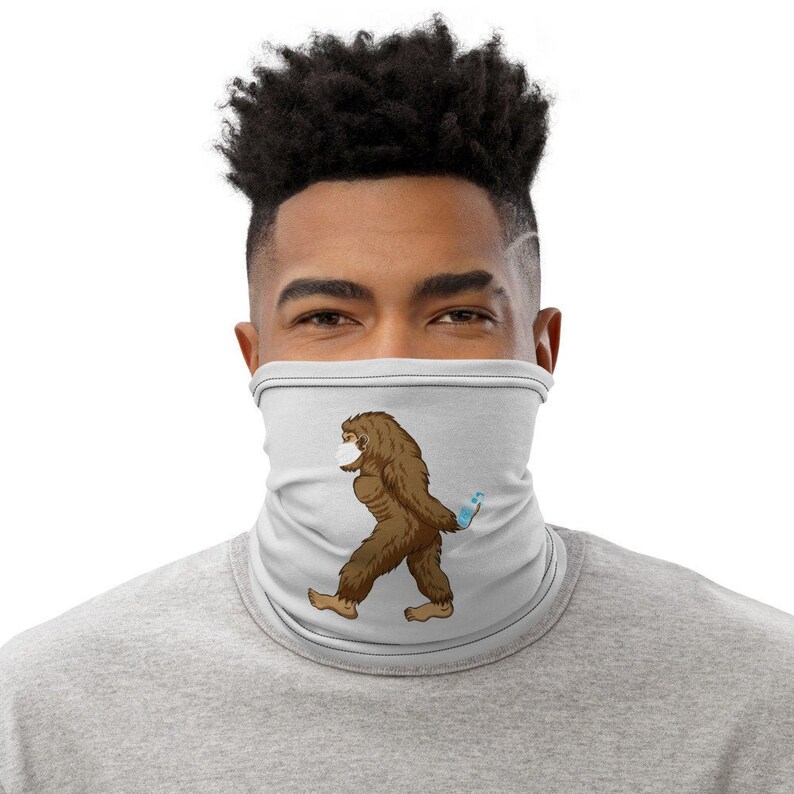 Bigfoot Face Mask Big Foot Face Mask Sasquatch Face Shield | Etsy