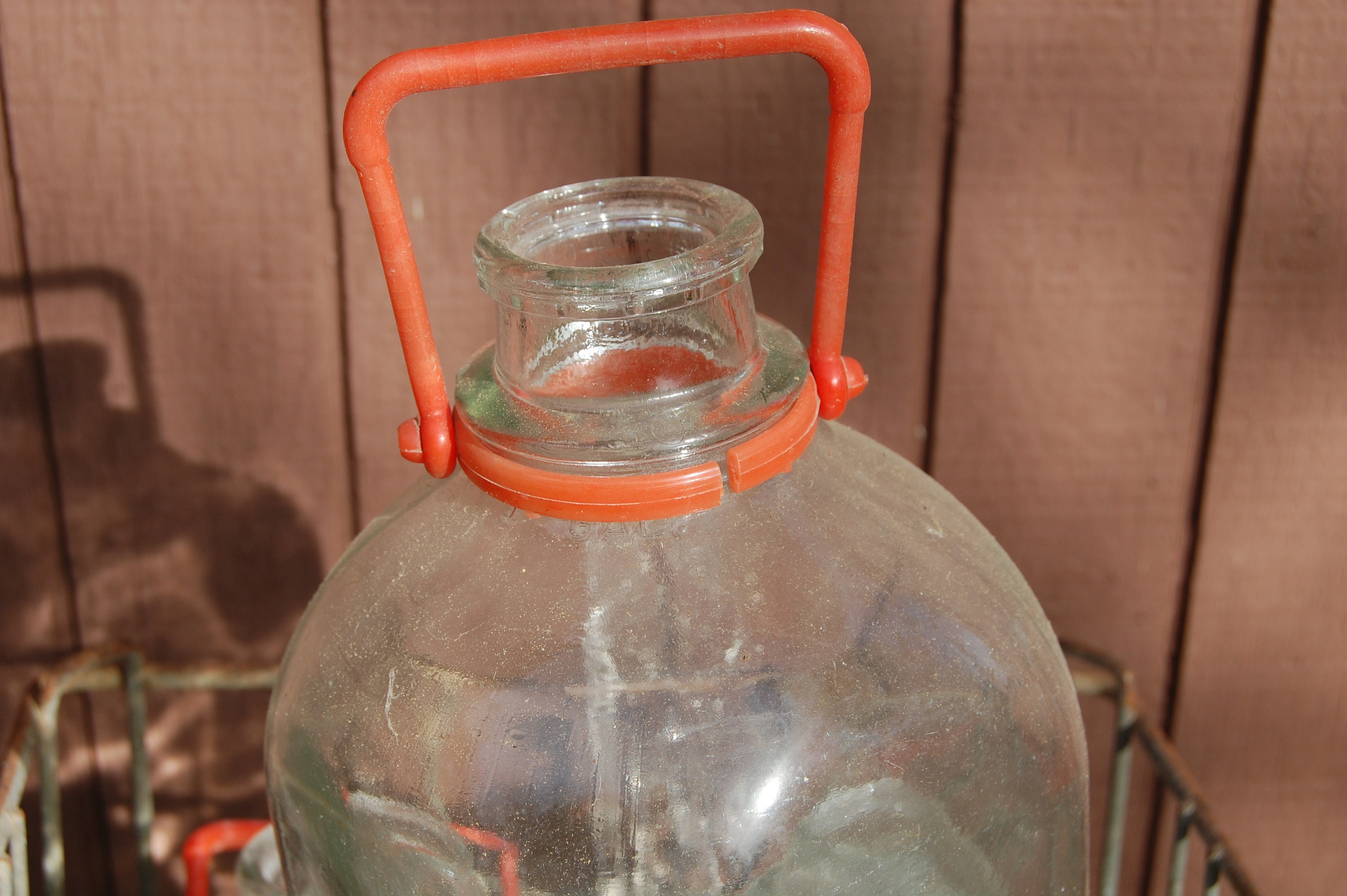 Gallon Glass Milk Jar Vintage Gallon Milk Jug Dairy Jar Etsy