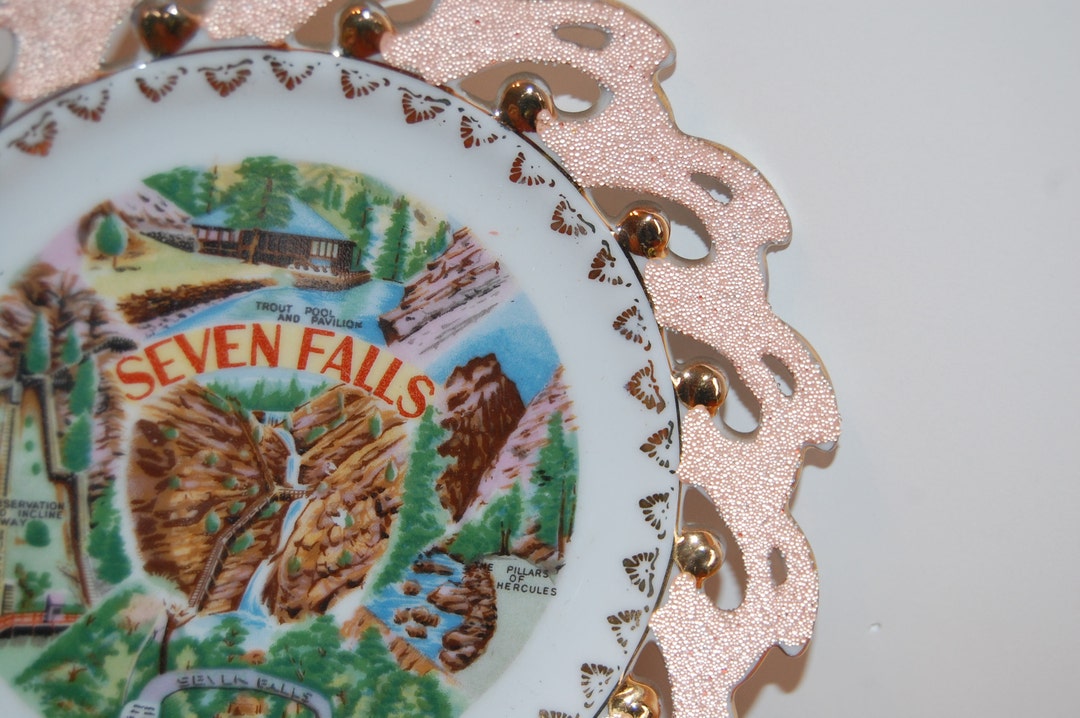 Vintage Colorado Plate Collectible Porcelain Plate Seven Etsy Israel