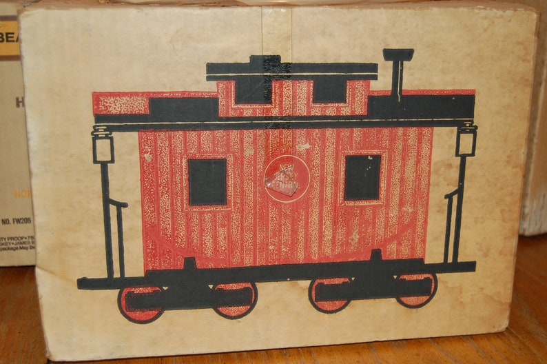 Vintage Jim Beam Train Decanter Set 6 Train Cars 6 track Etsy