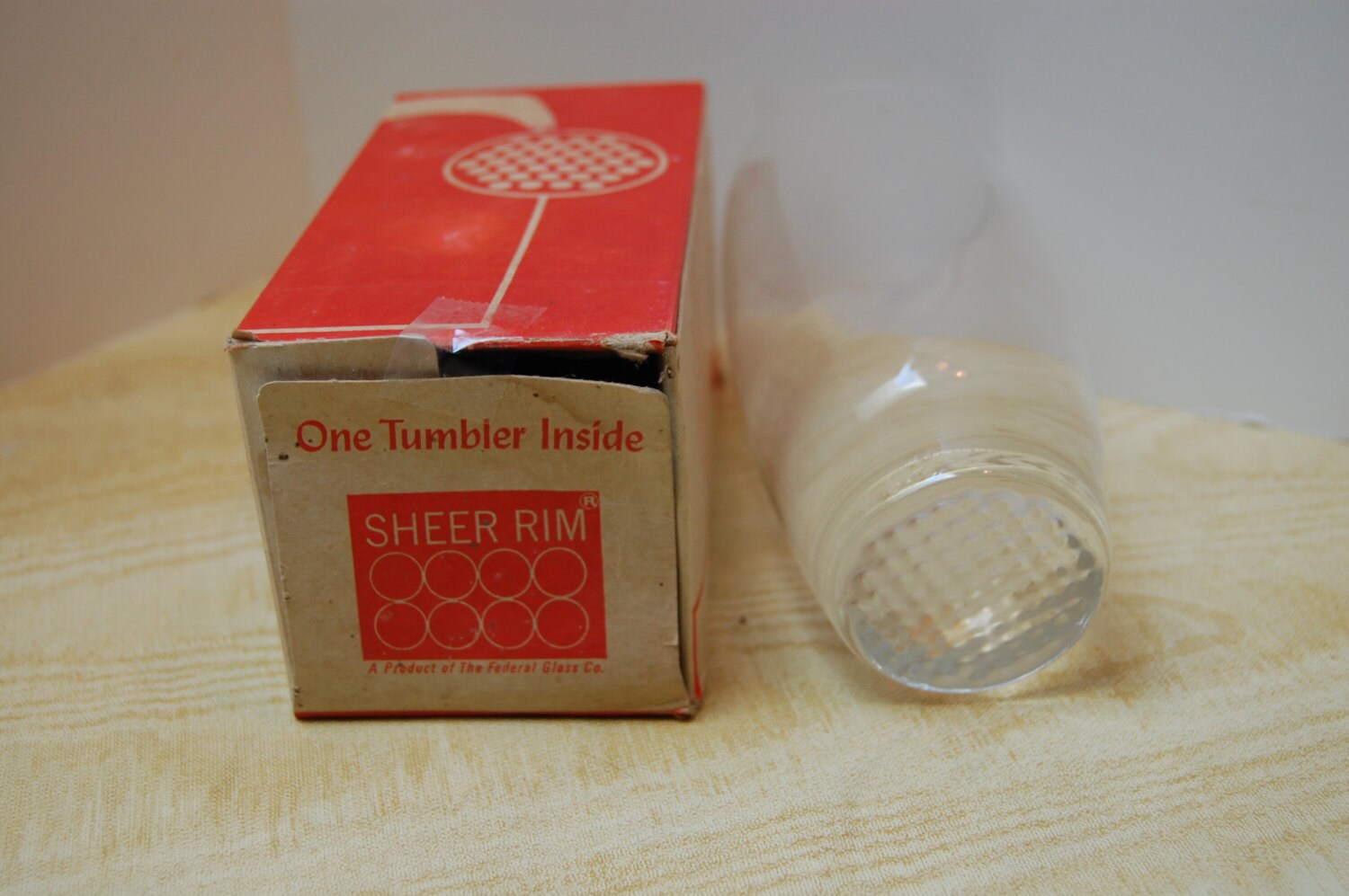 Vintage Clear Water Glasses Duz Glasses Duz Detergent Etsy