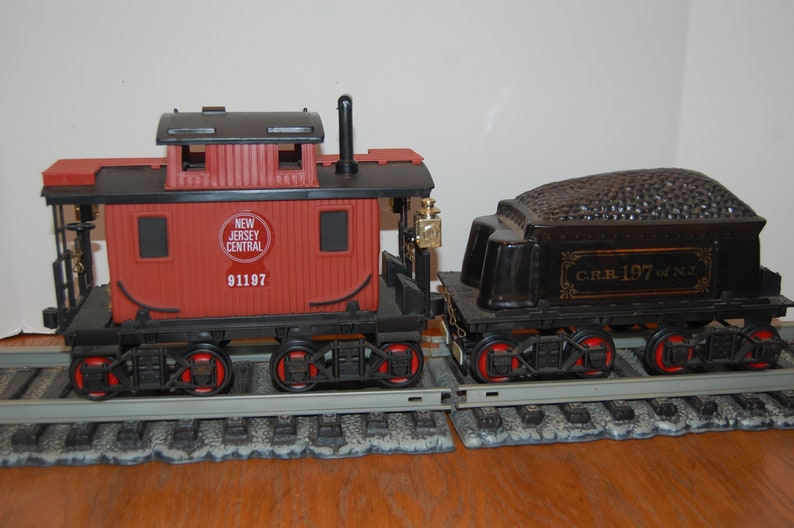 Vintage Jim Beam Train Decanter Set 6 Train Cars 6 track Etsy