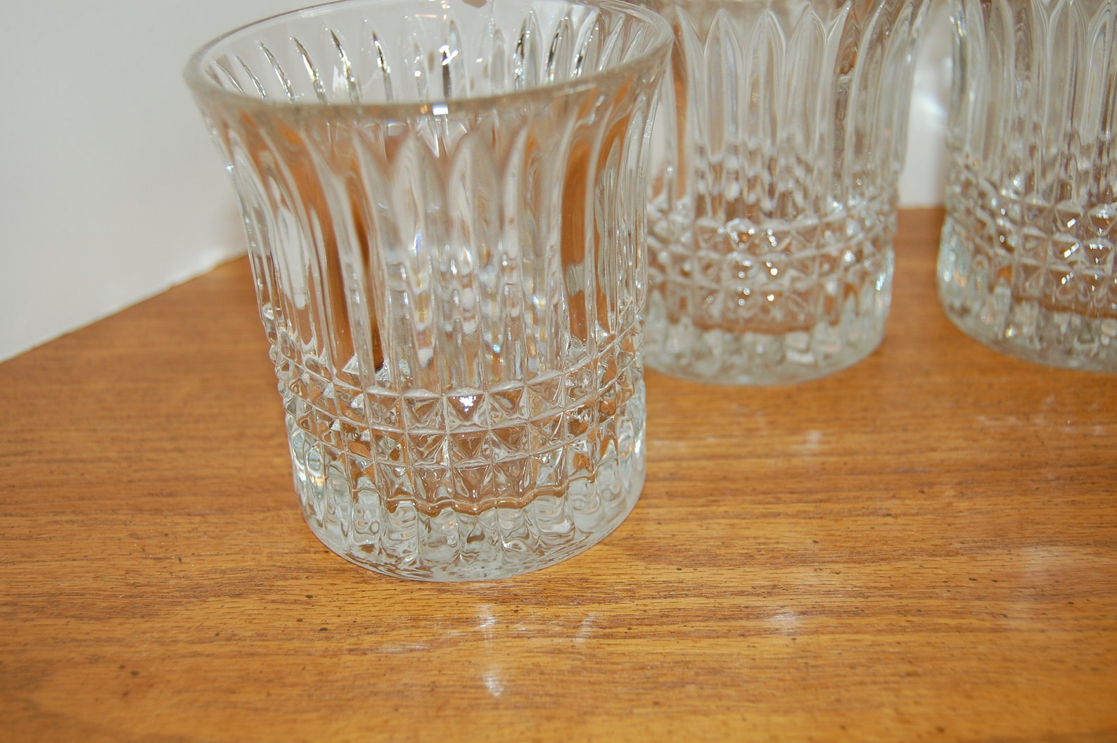 Vintage Tiara Glassware Beverage Glass Double Old Fashion Etsy