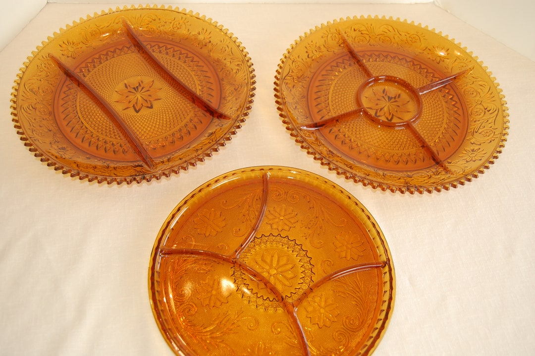 CHOICE Vintage Tiara Sandwich Glass Trays Tiara Platters Etsy