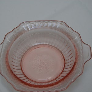Antique Vegetable Bowl, Mayfair Open Rose, Vintage Pink Bowl, Depression Glass, Serving Bowl, Pink Depression, Rose Serving Bowl