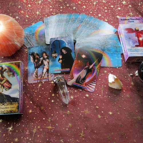 Rainbow Travellers Tarot Deck - Now Available as an Instant Download - See Shop Section Tarot and Oracle Cards