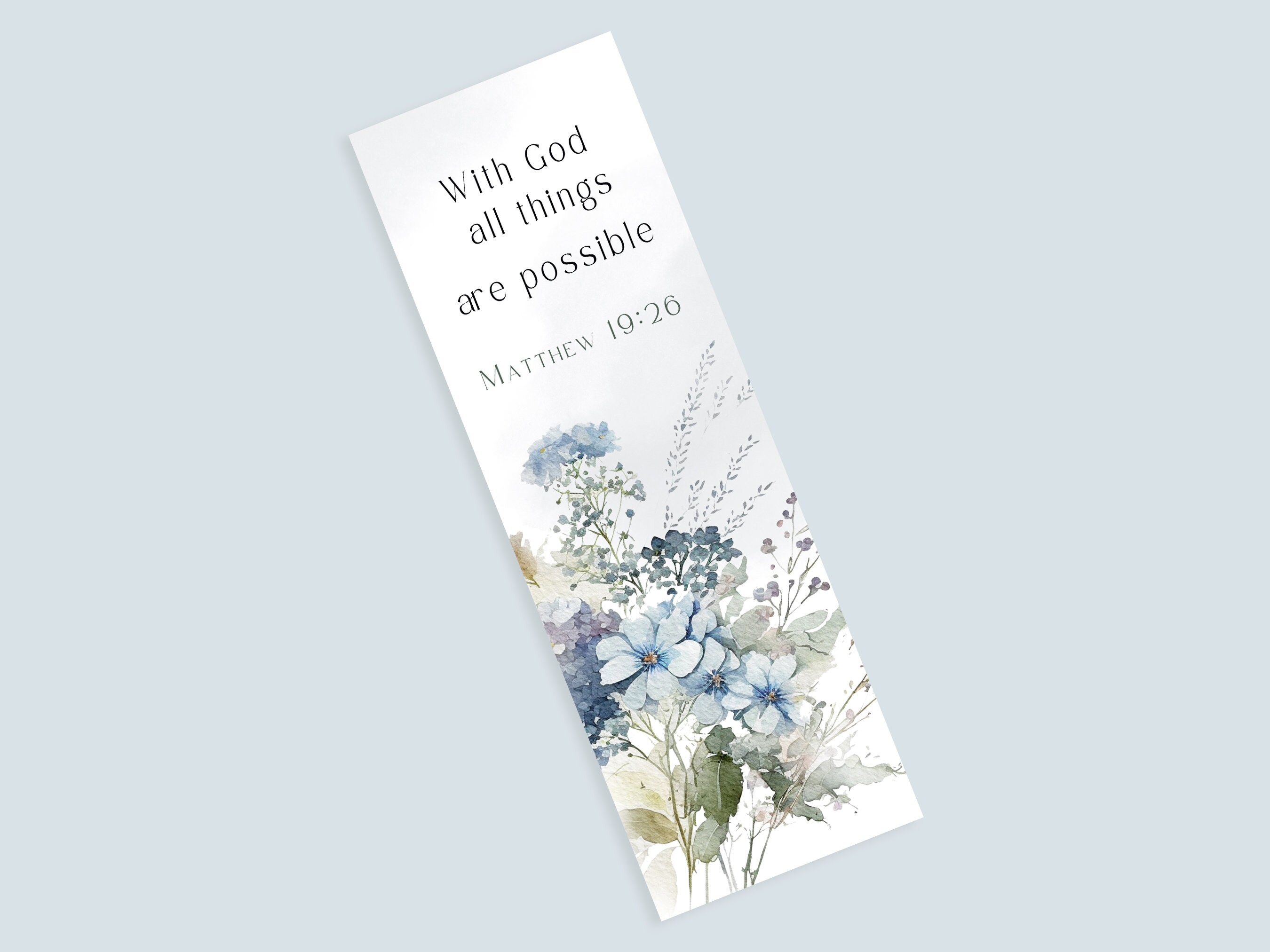 Unique Scripture Watercolors Printable Set of 4 Gift for Avid Reader ...
