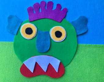 Go Away, Big Green Monster Flannelboard Story