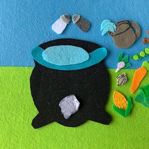 Steinsuppe Story Re-Telling Flanellboard Set