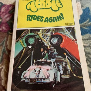 Vintage 1970s Disney Movie Tie-In Paperback: Herbie Rides Again