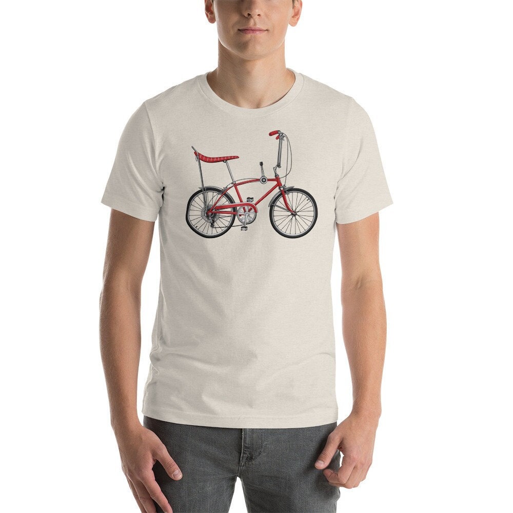 Fun Vintage Schwinn Bicycle T Shirt. Original Wearable Art of the