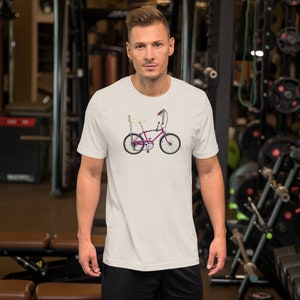 Sprinty 66 Purple Fastback Vintage Bicycle Unisex T-Shirt