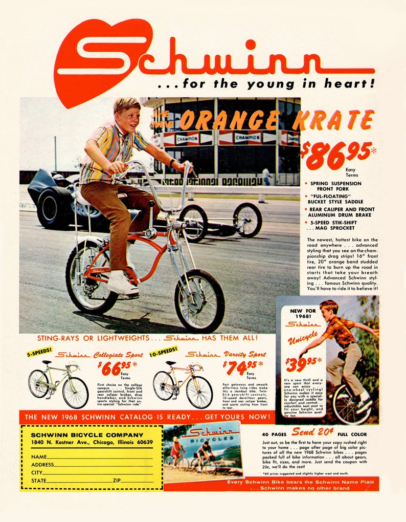 schwinn orange krate reproduction