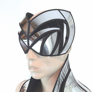 cyborg visors, futuristic headpiece mask