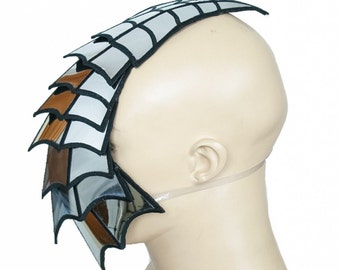 Scorpion cyber visor  futuristic, sci fi, cyber eyewear, masker,gogglesl,facemask, spiderman