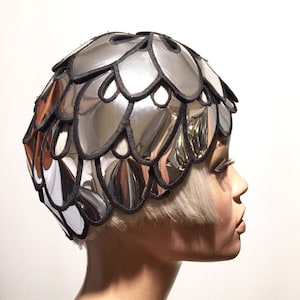 20s futurististic head cap