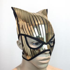 baphomet catwoman fetish masker krijger hoofddeksel armor sci fi futuristische steampunk cyber hoofdtooi cybergoth image 1