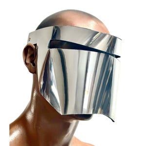 Large Anger Visor , cyclops, robot headpiece, cyberpunk, futuristic