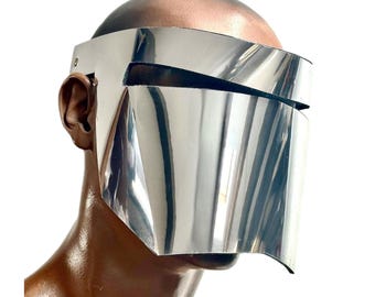 Large Anger Visor , cyclops, robot headpiece, cyberpunk, futuristic