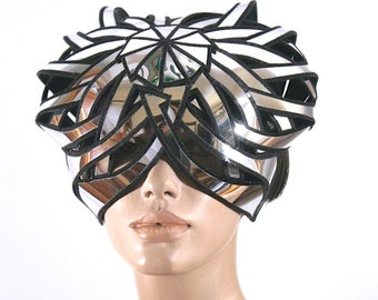 medusa helmet futuristic headpiece