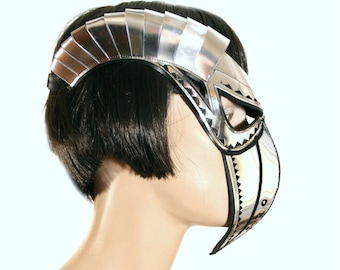 plague doctor mask with beak and horns masquerade steampunk mask