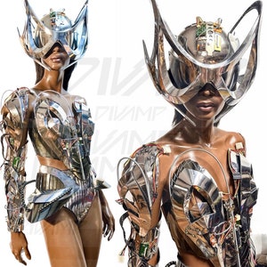 Computer Barbarella atomic sphere stage outfit