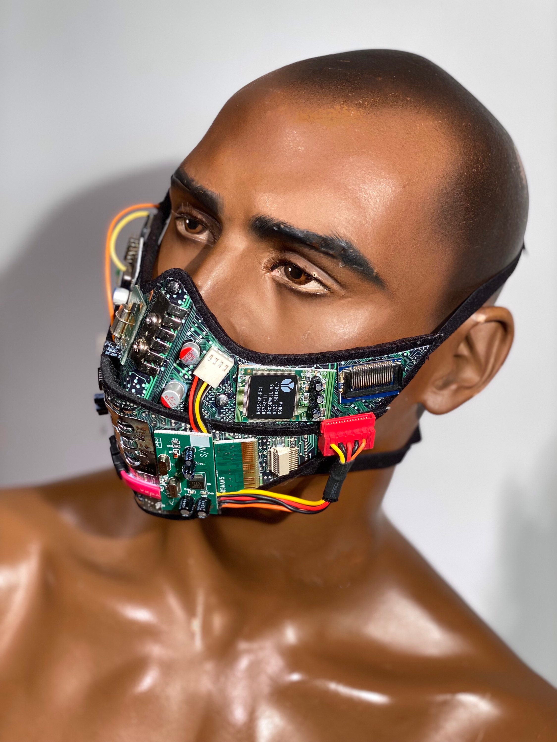 Cyberpunk Apocalyptic Futuristic Facemask, Mouth Mask, Madmax Mask - Etsy