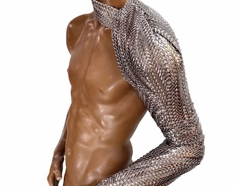 Biomech cyborg armor , biomechanical robot arm , armour , mechanical arm, futuristic prosthetic men