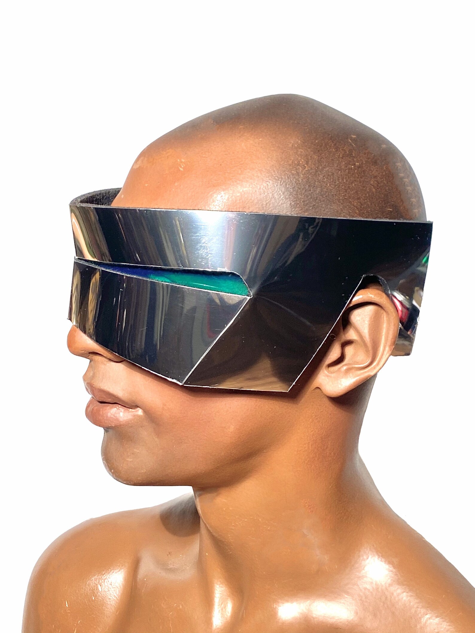 Anger monoblock cyclops robot goggles futuristic eyewear Etsy