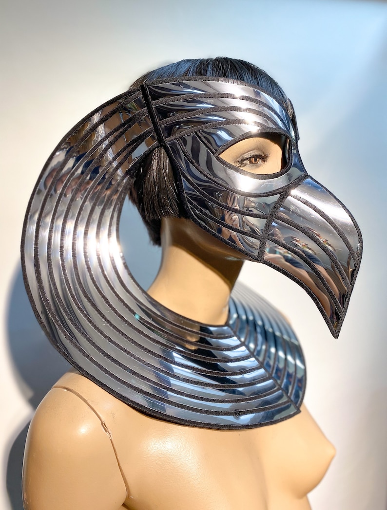 Horus Mask plague doctor mask with beak masquerade steampunk Etsy