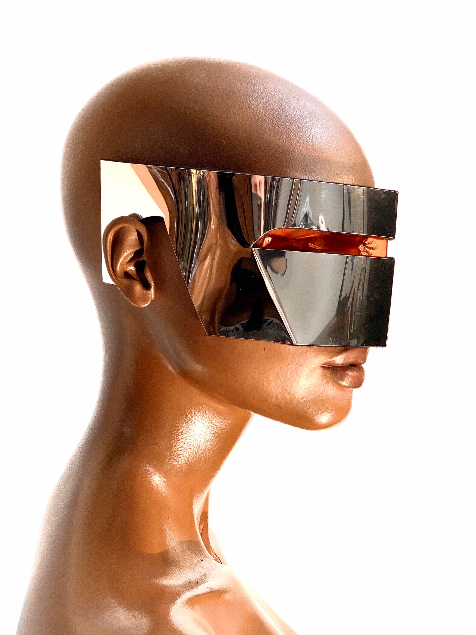 Monoblock Cyclops Robot Goggles Futuristic Eyewear Scifi Etsy