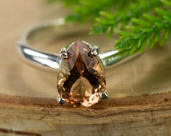 Oregon Sunstone Sterling Silver Ring