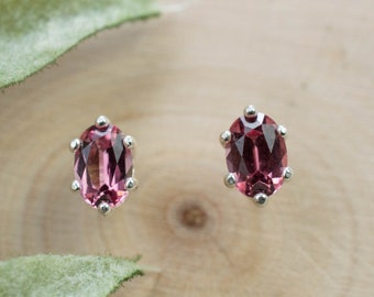 Pink Spinel Earrings; Natural Untreated Vietnam Spinel; 0.960cts