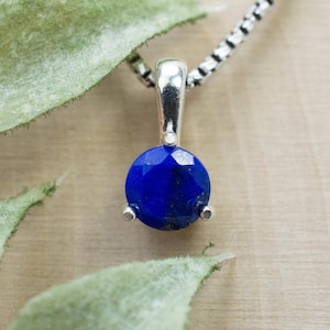 Lapis Lazuli Pendant; Natural Untreated Afghanistan Lapis; 0.910cts