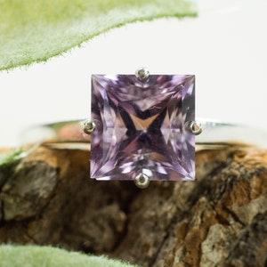 Amethyst Ring, Genuine Untreated Brazil Amethyst