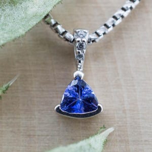 Tansanit Anhänger; Natürlicher Tansania Tansanit; 0.330cts